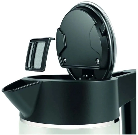 Чайник Bosch TWK5P471 1.7л. 2400Вт серый/черный (металл/пластик)