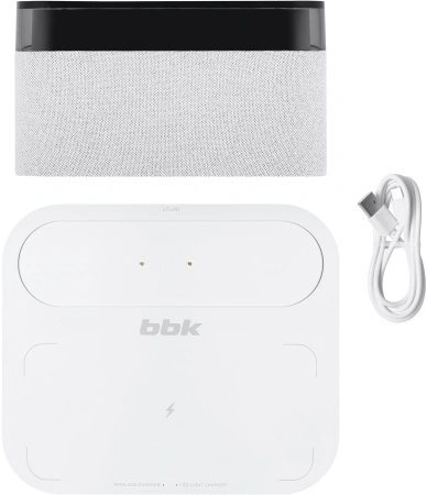 Колонка порт. BBK BTA2020 белый 5W 1.0 BT 10м 1200mAh (BTA2020 (W))