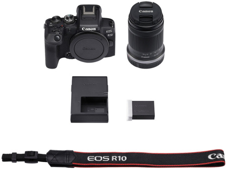Фотоаппарат Canon EOS R10 черный 24.1Mpix 2.95" 2160p WiFi RF-S 18-150/3.5-6.3 IS STM LP-E17