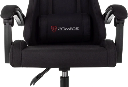 Кресло игровое Zombie Void черный с подголов. крестов. пластик
