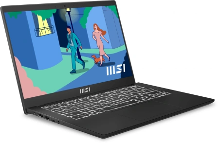 Ноутбук MSI Modern 14 C7M-239XRU Ryzen 5 7530U/8Gb/SSD512Gb/14"/IPS/FHD/DOS/black