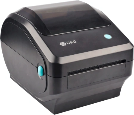 Термопринтер G&G GG-D410 203dpi 152мм/с/USB для печ.накл. черный