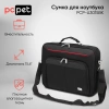 Сумка для ноутбука 15.6" PC Pet 600D черный/красный синтетика (PCP-A3015BK)