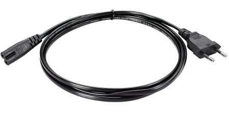 Кабель Premier 5-180 IEC C7 (2-pin) Евровилка 1.5м (5-180(0.5) 1.5) черный (Bulk)