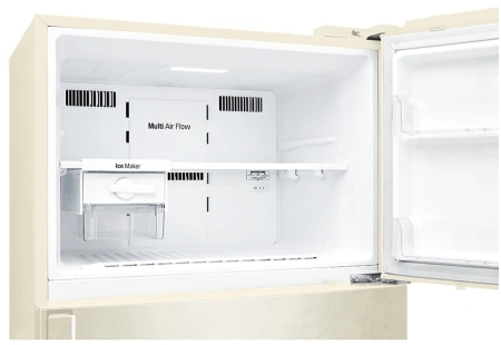 Холодильник LG GN-H702HEHL 2-хкамерн. бежевый глянц. линейный инверторный