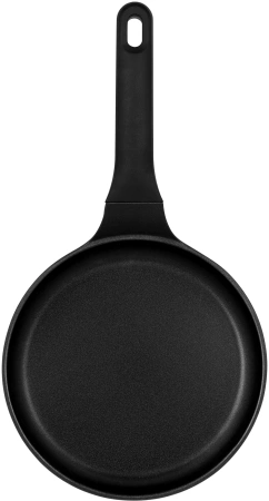 Сковорода блинная Rondell Zeita Neu RDA-1368 круглая 24см покрытие: TriTitan ручка несъемная (без крышки) черный