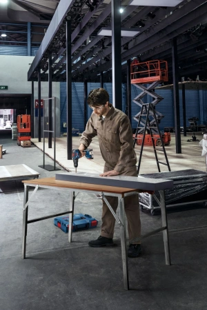 Дрель-шуруповерт Bosch GSB 18V-50 аккум. патрон:быстрозажимной (06019H5106)