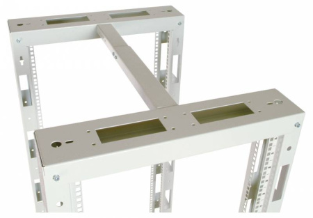 Стойка двухрамная ЦМО СТК-33.2 33U 620ммX800мм направл.под закл.гайки 300кг серый