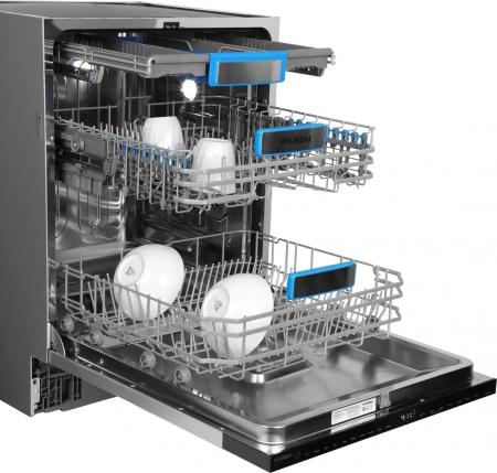 Посудомоечная машина встраив. Hyundai HBD 6105 2100Вт полноразмерная нержавеющая сталь инвертер