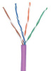 Кабель информационный Lanmaster TWT-5EUTP-NGLS кат.5E U/UTP 4X2X24AWG PVC внутренний 305м фиолетовый