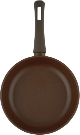 Сковорода Rondell Bruno RDA-1692 круглая 26см покрытие: Xylan Plus ручка несъемная (без крышки) коричневый