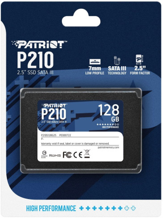 Накопитель SSD Patriot SATA III 128Gb P210S128G25 P210 2.5"