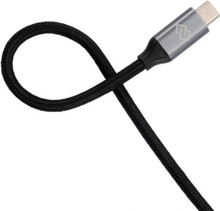 Кабель Digma D-Type-C-USB3.2-2m D-TYPE-C-USB3.2-100W-4K-2M 2м черный