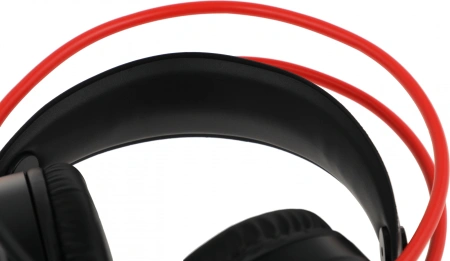 Наушники с микрофоном A4Tech Bloody G200S черный/красный 2м мониторные USB оголовье (G200S USB/ BLACK +RED)