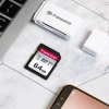 Флеш карта SDXC 64Gb Class10 Transcend TS64GSDC300S 300S w/o adapter