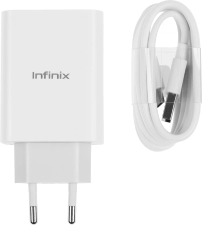 Смартфон Infinix X6831 Hot 30 128Gb 4Gb черный моноблок 3G 4G 2Sim 6.78" 1080x2460 Android 13 50Mpix 802.11 a/b/g/n/ac NFC GPS GSM900/1800 GSM1900 TouchSc FM microSD max1024Gb