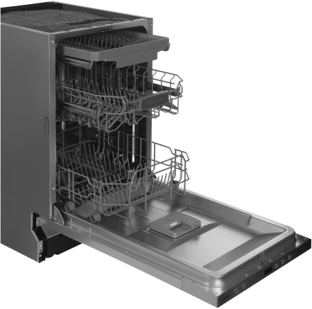 Посудомоечная машина встраив. Hyundai HBD 474 2100Вт узкая серебристый