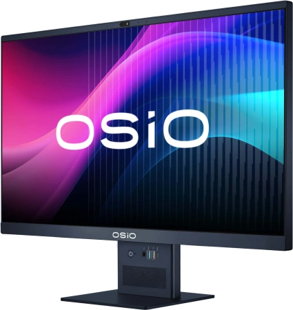 Моноблок Osio BaseLine B240I-019C 23.8" Full HD i5 1235U (1.3) 16Gb SSD512Gb Iris Xe Windows 11 Pro GbitEth WiFi BT 84W Cam темно-синий 1920x1080 (RUS)