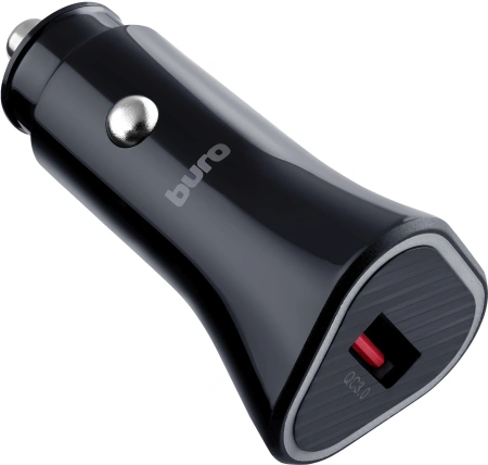 Автомобильное зар./устр. Buro BUCL1 18W 3A (QC) USB-A универсальное черный (BUCL18P100BK)