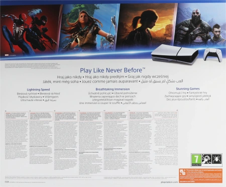 Игровая консоль PlayStation 5 Slim CFI-2016A01Y белый/черный