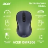 Мышь Acer OMR306 черный/серый оптическая (1600dpi) беспроводная USB (6but)