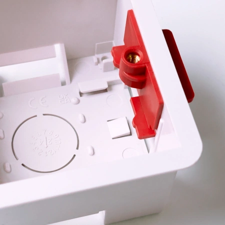 Монтажная коробка Aqara A01DRY-86 для выключателей 83x83x48мм белый