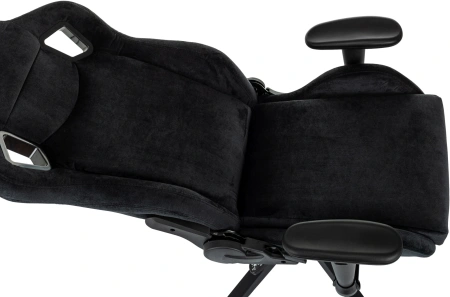 Кресло игровое Zombie Ghost Fabric черный Light-20 крестов. пластик