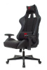 Кресло игровое Zombie Thunder 1 черный/карбон ткань/эко.кожа с подголов. крестов. пластик