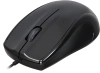 Мышь Оклик 185M черный оптическая (1200dpi) USB (3but)