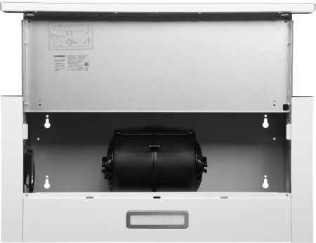 Вытяжка встраиваемая Hyundai HBH 6230 W белый управление: кулисные переключатели (1 мотор)