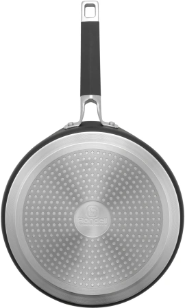 Сковорода блинная Rondell Stolz RDA-1768 круглая 25см покрытие: Xylan Plus ручка несъемная (без крышки) графитовый