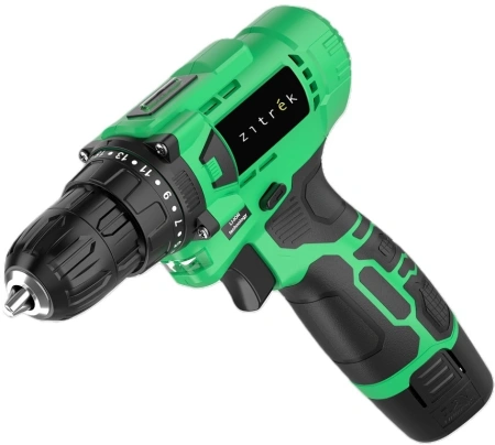 Дрель-шуруповерт Zitrek Green Li Plus аккум. патрон:быстрозажимной (083-1021)