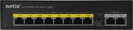 Коммутатор Netis P110C 10x100Mb 8PoE+ 120W неуправляемый