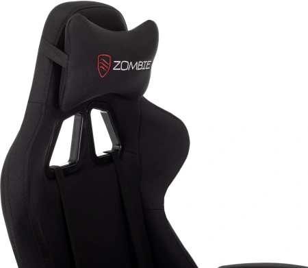Кресло игровое Zombie Shadow черный Neo Black с подголов. крестов. пластик подст.для ног пластик черный