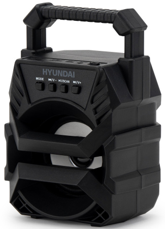 Колонка порт. Hyundai H-PS1000 черный 9W 1.0 BT/USB 10м 500mAh
