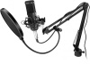 Микрофон проводной Оклик SM-600G 2.5м черный