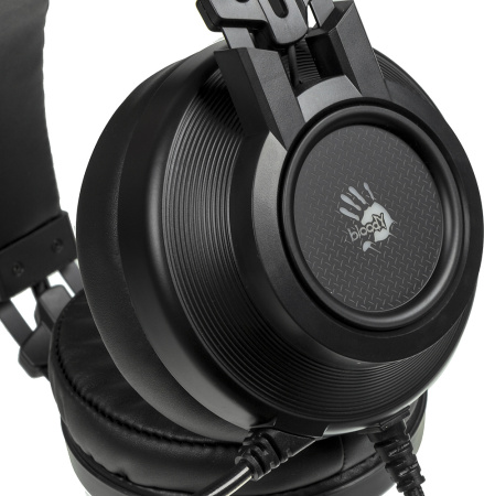 Наушники с микрофоном A4Tech Bloody G525 черный 2м мониторные оголовье (G525 BLACK)