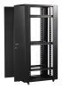 Шкаф коммутационный Lanmaster (TWT-CBB-18U-6X6-G1) напольный 18U 600x600мм пер.дв.стекл задн.дв.спл.стал.лист 2-хст. 2 бок.пан. 800кг черный IP20