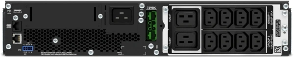 Источник бесперебойного питания APC Smart-UPS SRT2200RMXLI 1980Вт 2200ВА черный