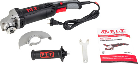 Углошлифовальная машина P.I.T. PWS125-C7 1200Вт 11000об/мин рез.шпин.:M14 d=125мм