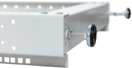 Стойка двухрамная NTSS (NTSS-2POR42U/600-1000) 42U 550ммx1000мм 600кг серый