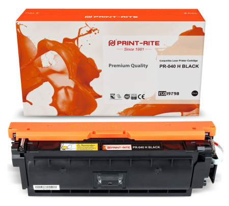 Картридж лазерный Print-Rite TRC310BPU1J PR-040 H BLACK 040 H Black черный (12500стр.) для Canon LBP 710CX/712CX
