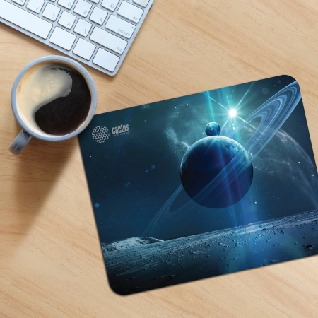 Коврик для мыши Cactus Saturn рисунок 300x250x2мм (CS-MPC-P03M)