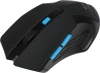 Мышь Defender Accura MM-275 черный/синий оптическая 1600dpi беспров. USB 5but (52275)