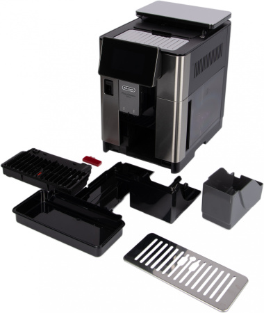 Кофемашина Delonghi Primadonna Soul ECAM610.74.MB 1450Вт черный/серебристый