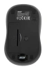 Мышь Acer OMR136 красный оптическая (1000dpi) беспроводная USB для ноутбука (2but)
