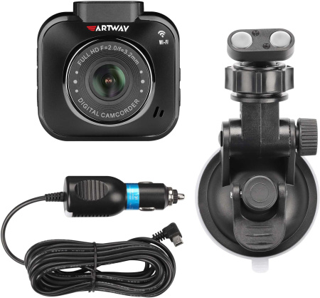 Видеорегистратор Artway AV-407 черный 2Mpix 1080x1920 1080p 170гр. NT96672