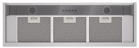 Вытяжка встраиваемая Elikor 90П-750-Э3Д нержавеющая сталь управление: кнопочное (1 мотор)