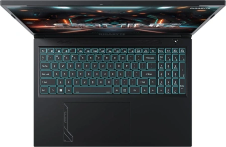 Ноутбук Gigabyte G6 i7 13620H/16Gb/SSD1Tb/RTX4060 8Gb/16"/IPS/FHD+/DOS/black