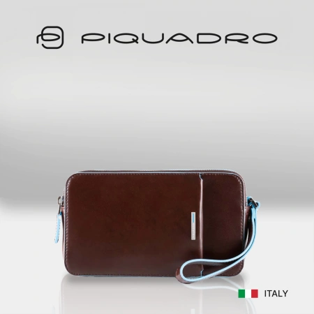 Клатч мужской Piquadro Blue Square AC4221B2/MO коричневый натур.кожа